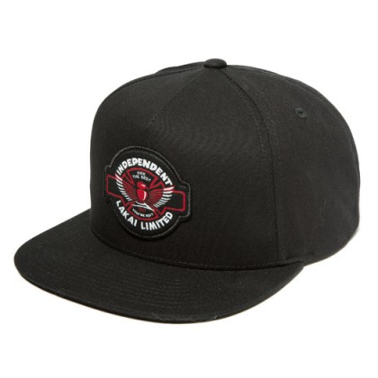 Lakai Indy Snapback LH417100 Black
