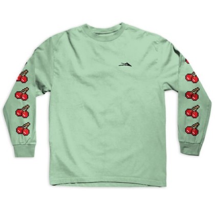 Lakai 8 Bit Long Sleeve Tee LTS417200 Celadon