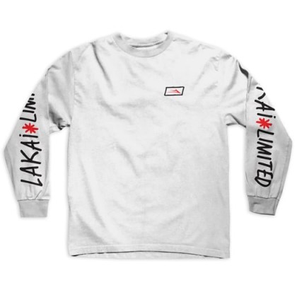 Lakai Scripts Long Sleeve Tee LTS417207 White