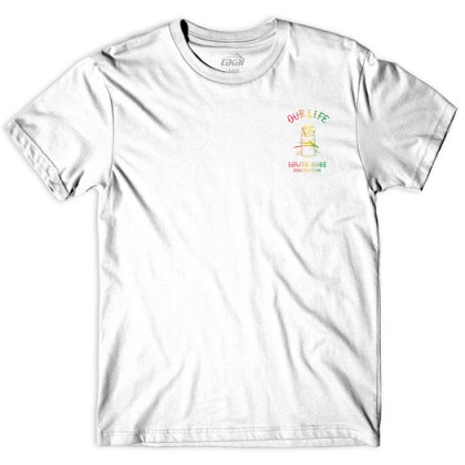 Lakai x Our Life Lower Bob's Tee White